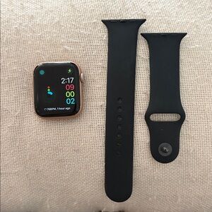 Apple Smartwatch with Black Band and cord ( not shown)